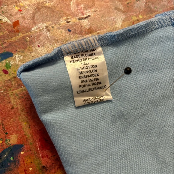 AEOM Mini Body Con Dress - Size XS - Baby Blue - Picture 6 of 10